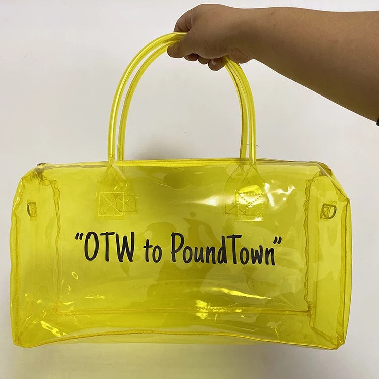 Multicolor Graffiti Printed Weekender Bag Overnight Bag Travel  Carry On Duffle Bag 20 Large Tote Gym Bag (20-Tan/Yellow)