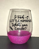 Customized Stemless Wine Glasses