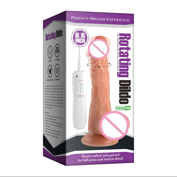 Rotating Suction Cup Dildo