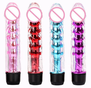 Powerful G-Spot Jelly Dildo Vibrator