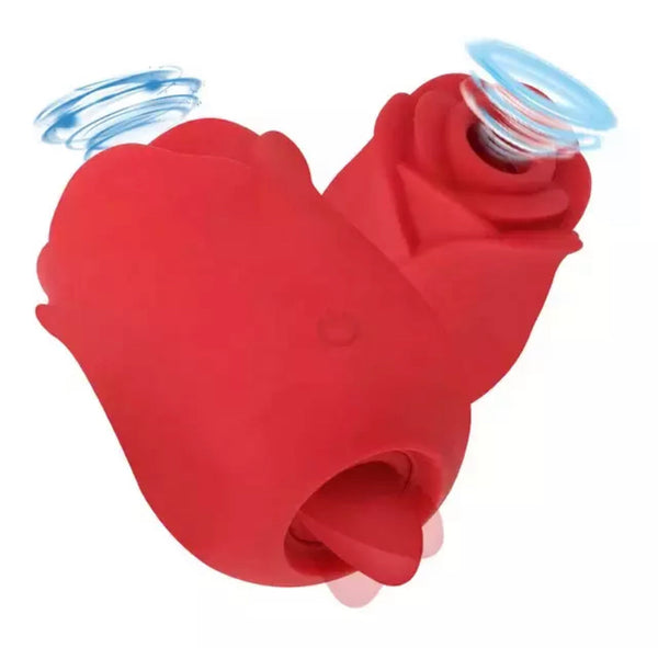 Double Sided Rose Vibrator A-Ze Kreations Double Sided Rose Vibrator A-Ze Kreations