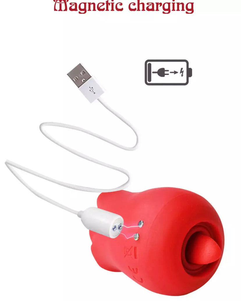 Double Sided Rose Vibrator A-Ze Kreations Double Sided Rose Vibrator A-Ze Kreations