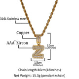 Custom Necklaces & Small Baguette Pendant