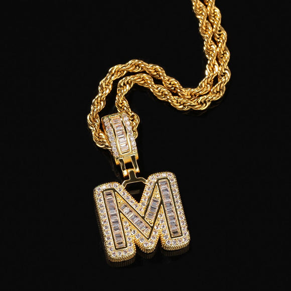 Custom Necklaces & Small Baguette Pendant