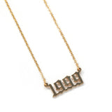 Stainless Steel Year  Necklace   1990-2000